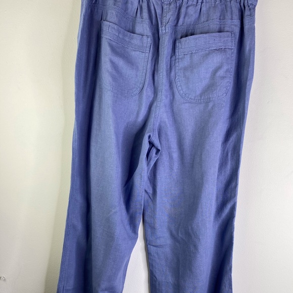 Denim & Co. Linen Blend Pull-On Full-Length Pants NEW - Picture 4 of 8